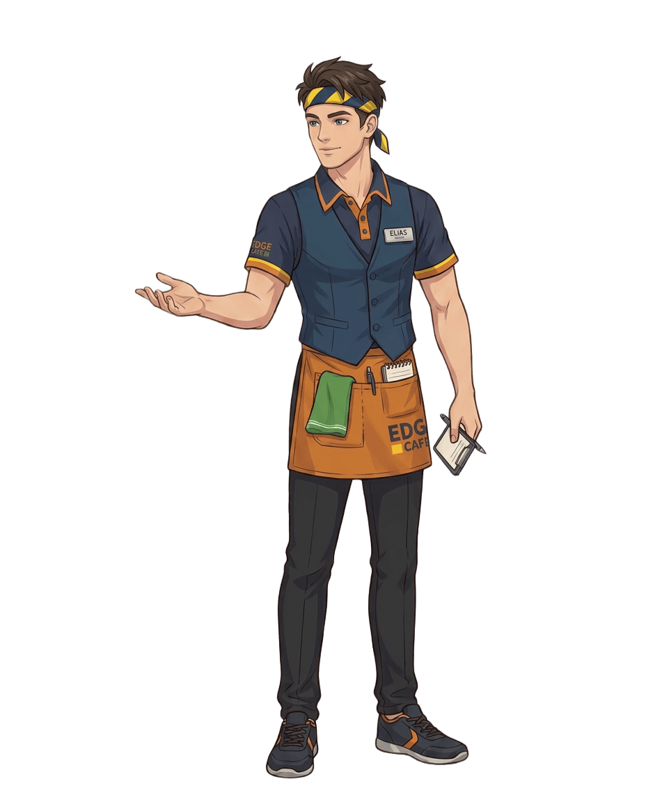 キッチン・ホールスタッフ 男性キャラクター